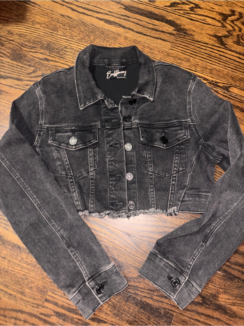 Buffbunny Jean cropped jacket